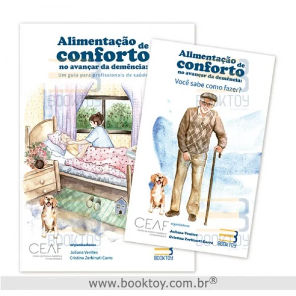 Capas dos livros Alimentação de Conforto no Avançar da Demência