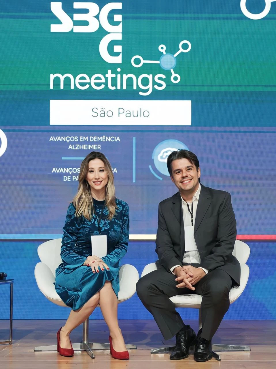 Dra. Juliana Venites participando de encontro científico no SBG Meetings São Paulo